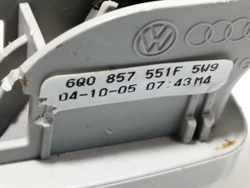 Recambio de parasol izquierdo para seat altea (5p1) stylance / style referencia OEM IAM 6Q0857551F  