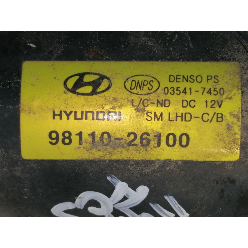 Recambio de motor limpia delantero para hyundai santa fe (sm) 2.0 crdi vgt comfort referencia OEM IAM 9811026100 035417450 