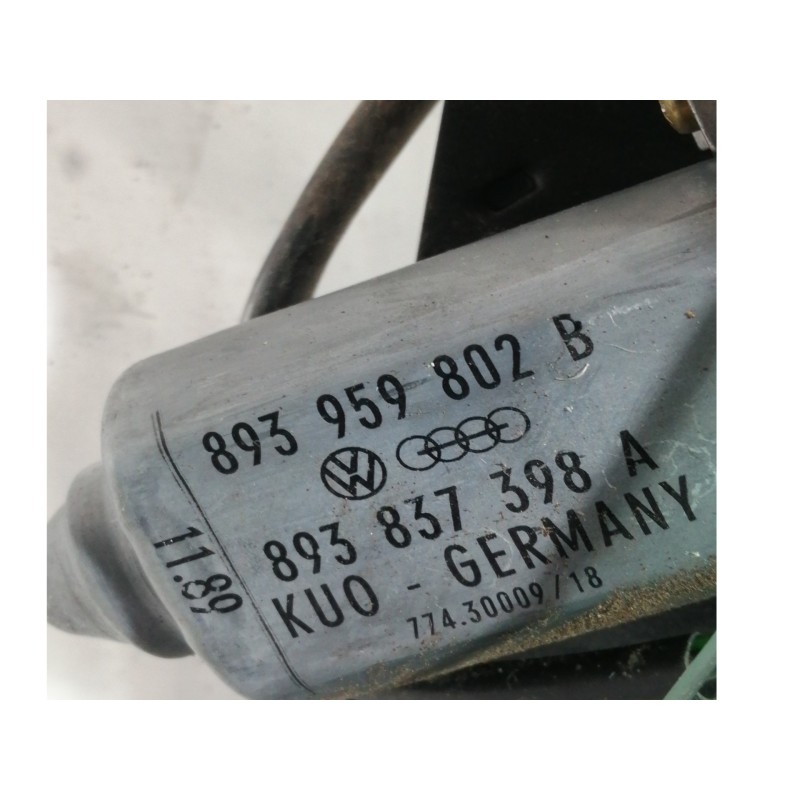 Recambio de elevalunas delantero derecho para audi 80/90 (893) 80 referencia OEM IAM 893959802B 893837398A 