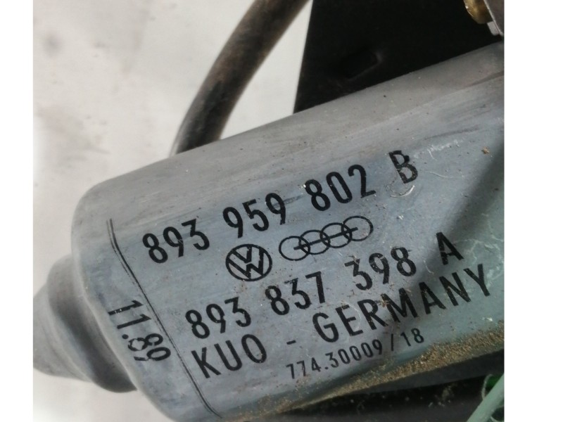 Recambio de elevalunas delantero derecho para audi 80/90 (893) 80 referencia OEM IAM 893959802B 893837398A 