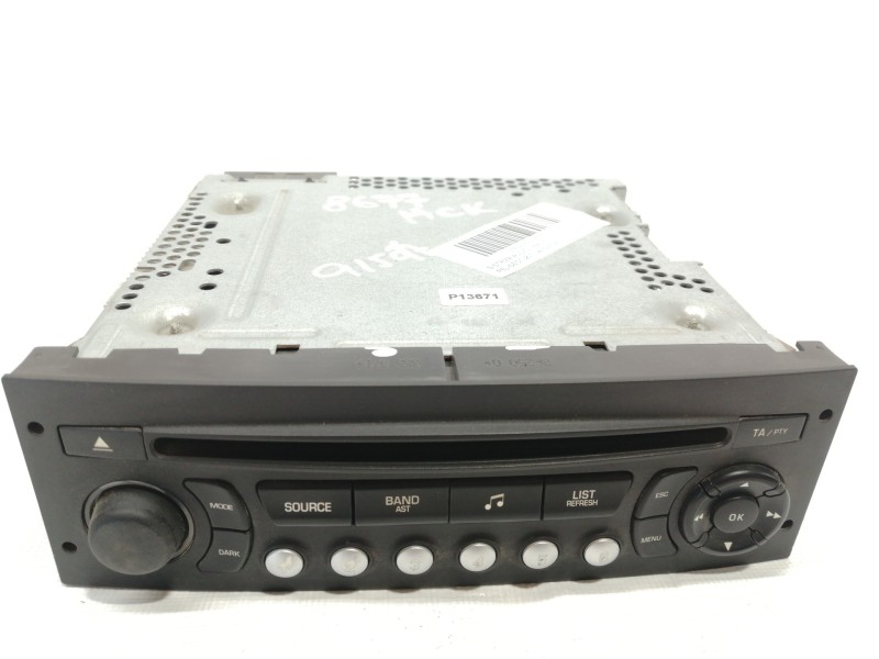 Recambio de sistema audio / radio cd para peugeot 207 sw confort referencia OEM IAM 96750215XT00  