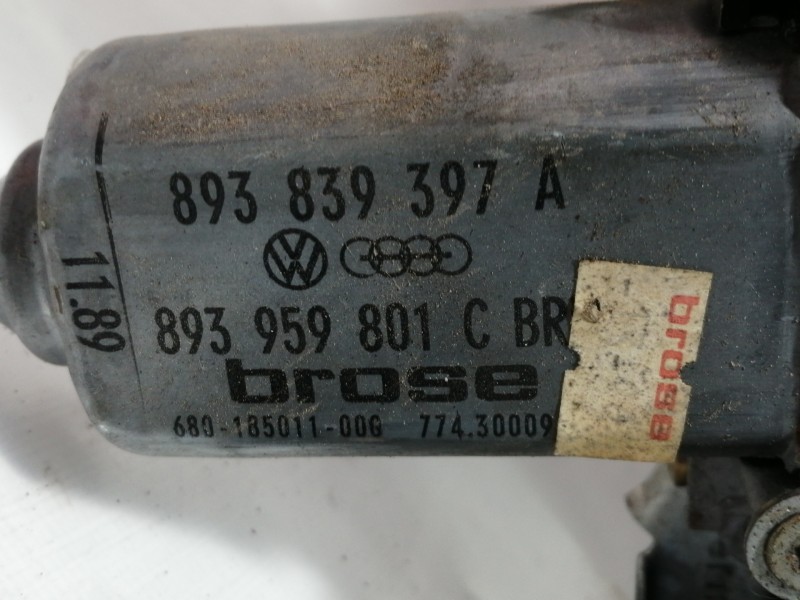 Recambio de elevalunas trasero izquierdo para audi 80/90 (893) 80 referencia OEM IAM 893839397A 893959801C 