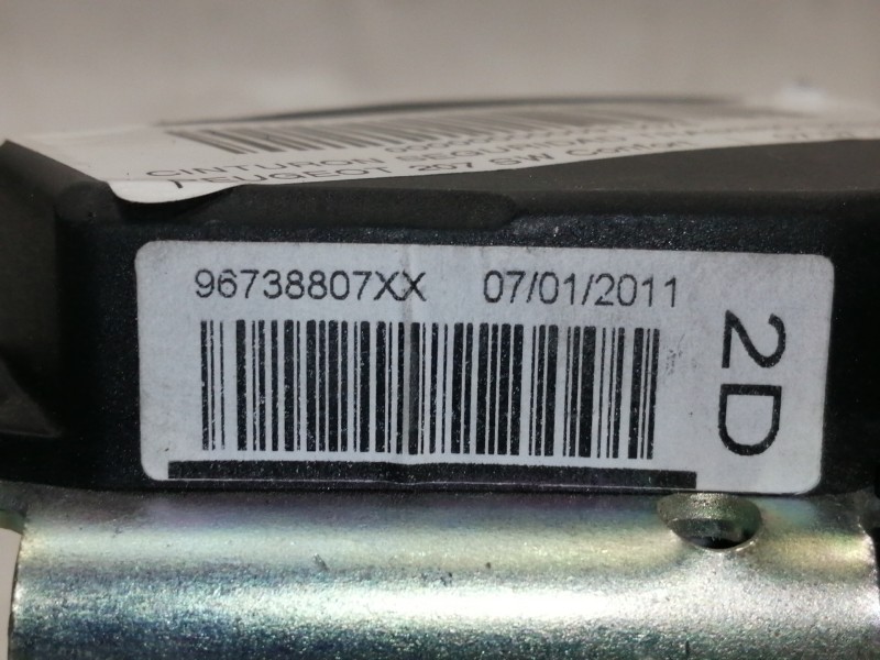 Recambio de cinturon seguridad trasero derecho para peugeot 207 sw confort referencia OEM IAM 96738807XX  