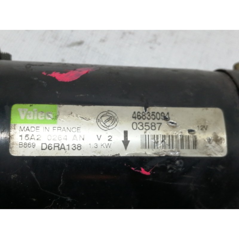 Recambio de motor arranque para fiat stilo (192) 1.6 16v referencia OEM IAM 46835094  