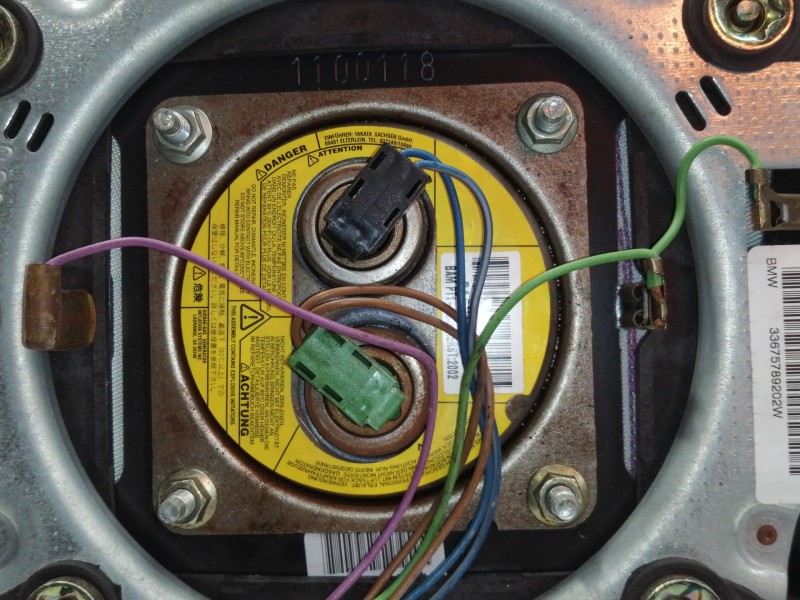 Recambio de airbag delantero izquierdo para bmw serie 3 compact (e46) 316ti referencia OEM IAM 33675789202W  