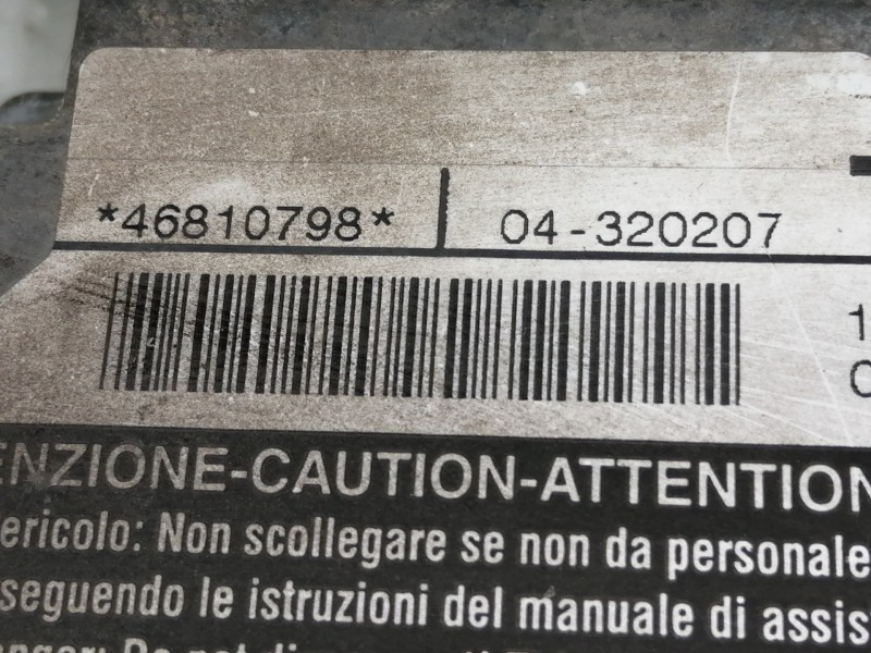 Recambio de centralita airbag para lancia lybra berlina 1.9 turbodiesel cat referencia OEM IAM 46810798  