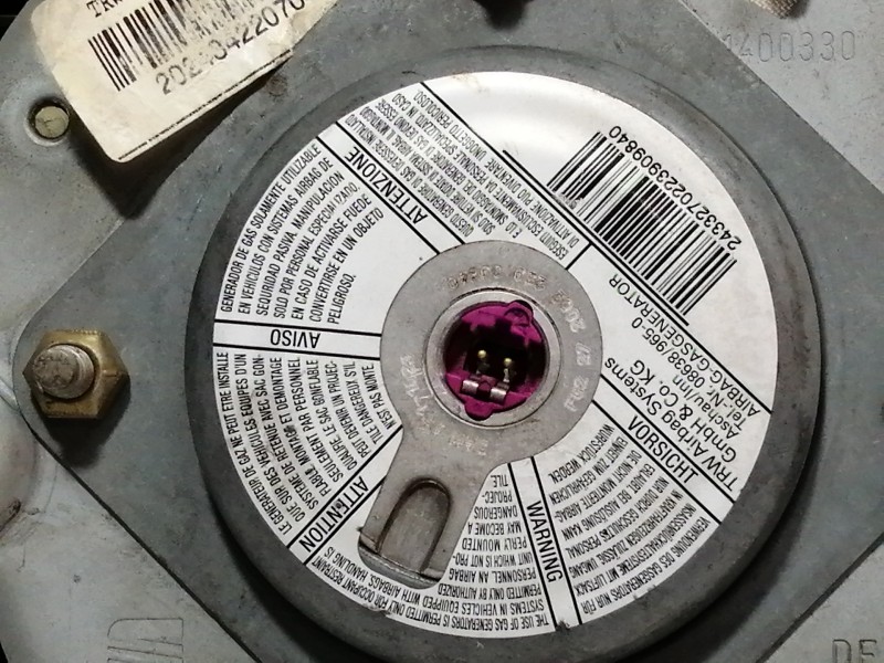 Recambio de airbag delantero izquierdo para seat ibiza (6l1) stella referencia OEM IAM 61400240A02  