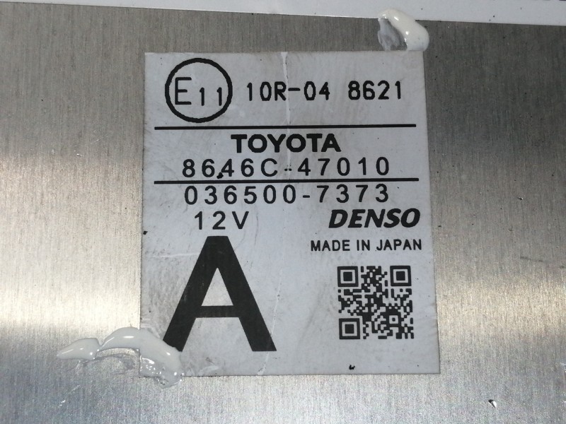 Recambio de modulo electronico para toyota prius (zvw50) basis referencia OEM IAM 8646C47010  