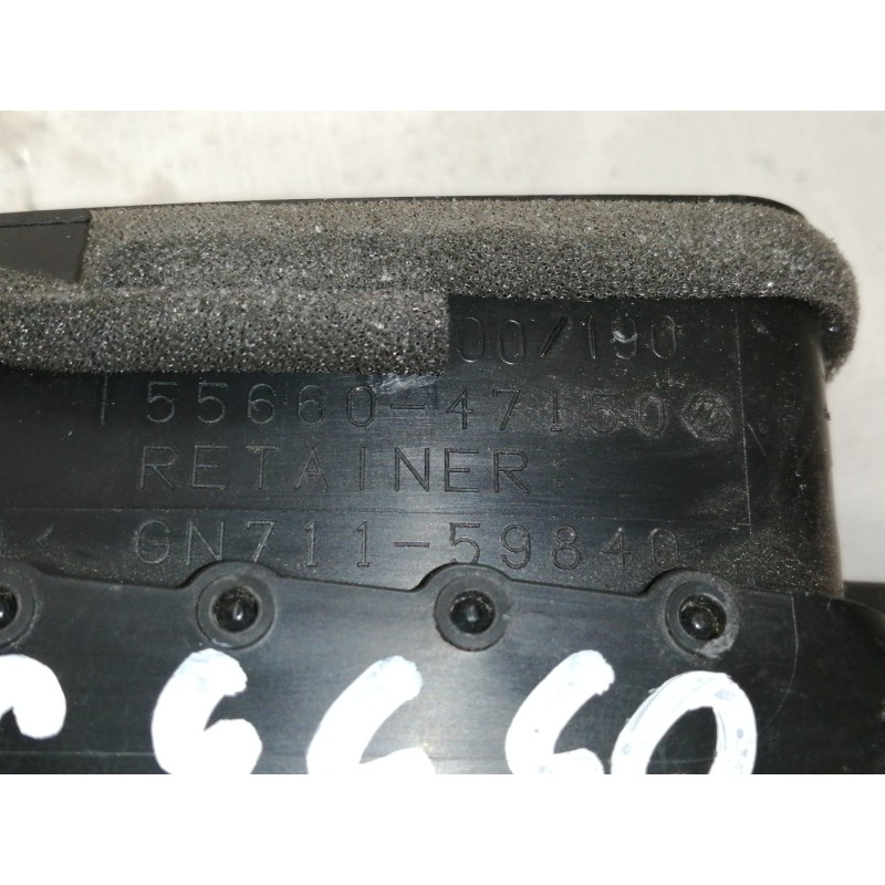 Recambio de rejilla aireadora para toyota prius (zvw50) basis referencia OEM IAM 5566047150  