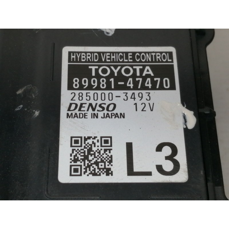 Recambio de modulo electronico para toyota prius (zvw50) basis referencia OEM IAM 8998147470  