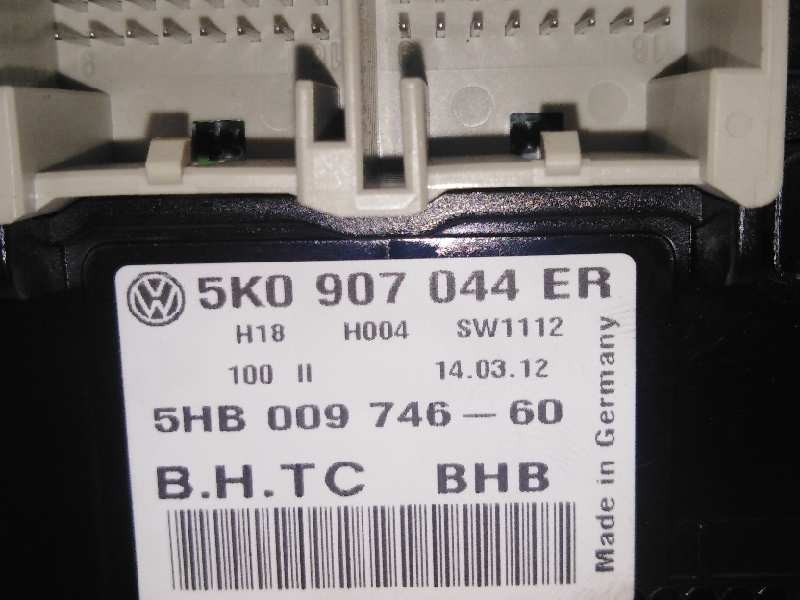 Recambio de mando calefaccion / aire acondicionado para volkswagen golf vi (5k1) rabbit bluemotion referencia OEM IAM 5K0907044E