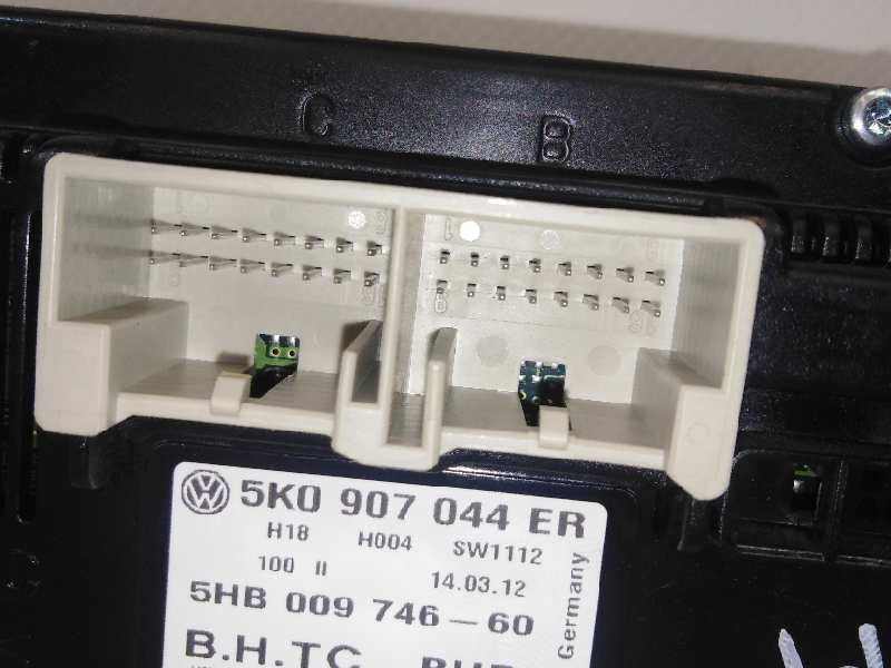 Recambio de mando calefaccion / aire acondicionado para volkswagen golf vi (5k1) rabbit bluemotion referencia OEM IAM 5K0907044E