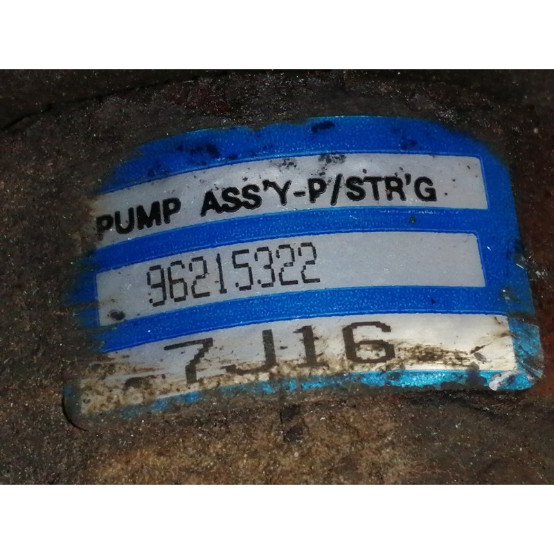 Recambio de bomba direccion para daewoo leganza 2.0 cdx referencia OEM IAM 96215322  