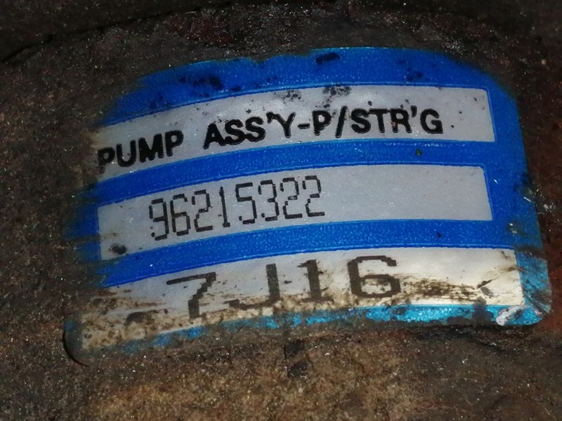 Recambio de bomba direccion para daewoo leganza 2.0 cdx referencia OEM IAM 96215322  