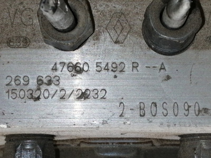 Recambio de abs para renault captur 0.9 tce referencia OEM IAM 476605492RA 269633 