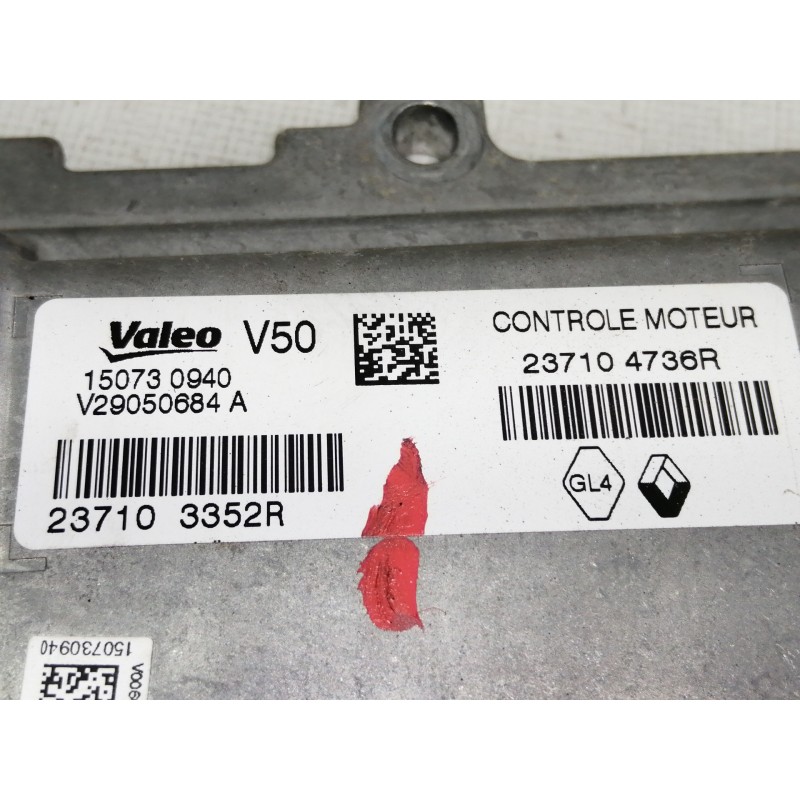 Recambio de centralita motor uce para renault captur 0.9 tce referencia OEM IAM 237104736R  