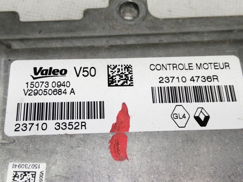 Recambio de centralita motor uce para renault captur 0.9 tce referencia OEM IAM 237104736R  