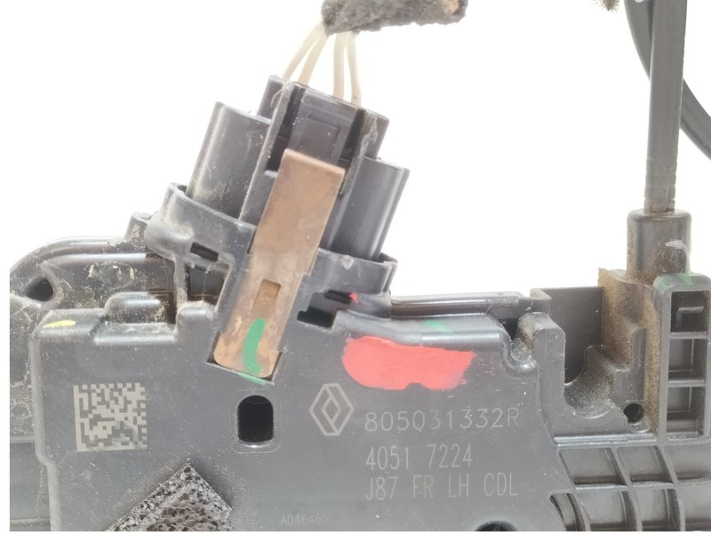 Recambio de cerradura puerta delantera izquierda para renault captur 0.9 tce referencia OEM IAM 805031332R  