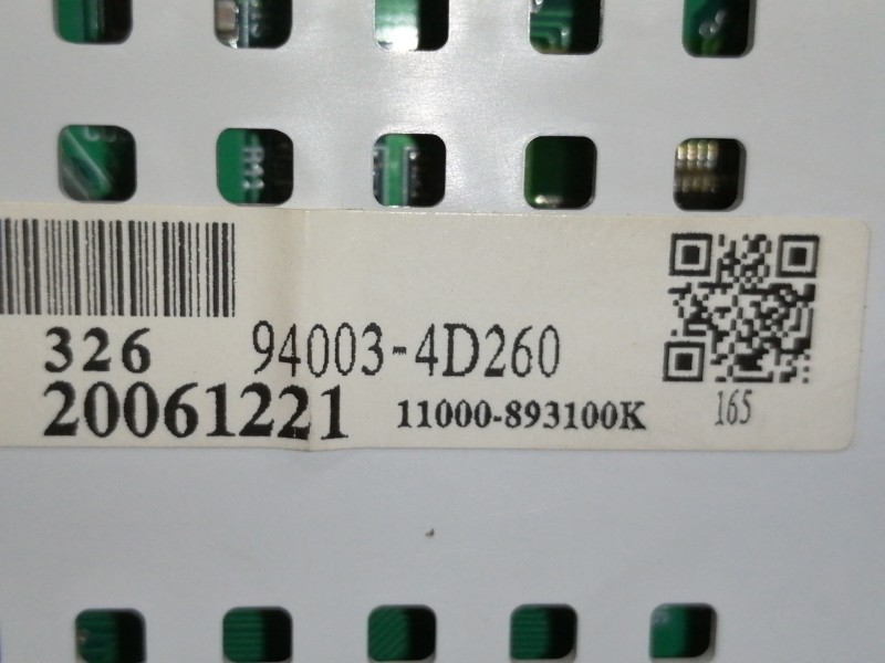 Recambio de cuadro instrumentos para kia carnival 2.9 crdi vgt active referencia OEM IAM 940034D260  