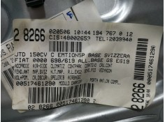 Recambio de elevalunas delantero derecho para fiat croma (194) 1.9 jtd 16v cat referencia OEM IAM 00517461290   2