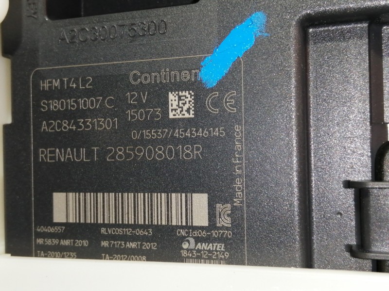 Recambio de conmutador de arranque para renault captur 0.9 tce referencia OEM IAM S180151007C 285908018R A2C84331301
