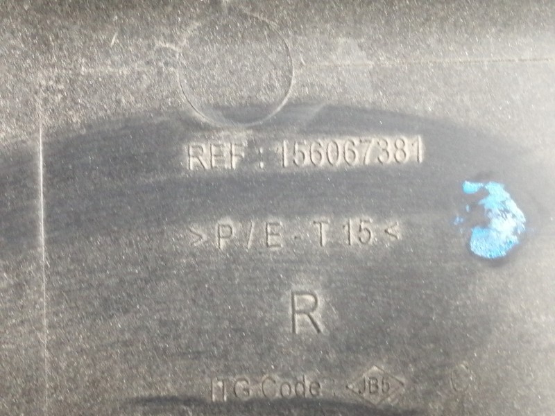 Recambio de guarnecido puerta trasera derecha para renault captur 0.9 tce referencia OEM IAM 156067381 156067401 