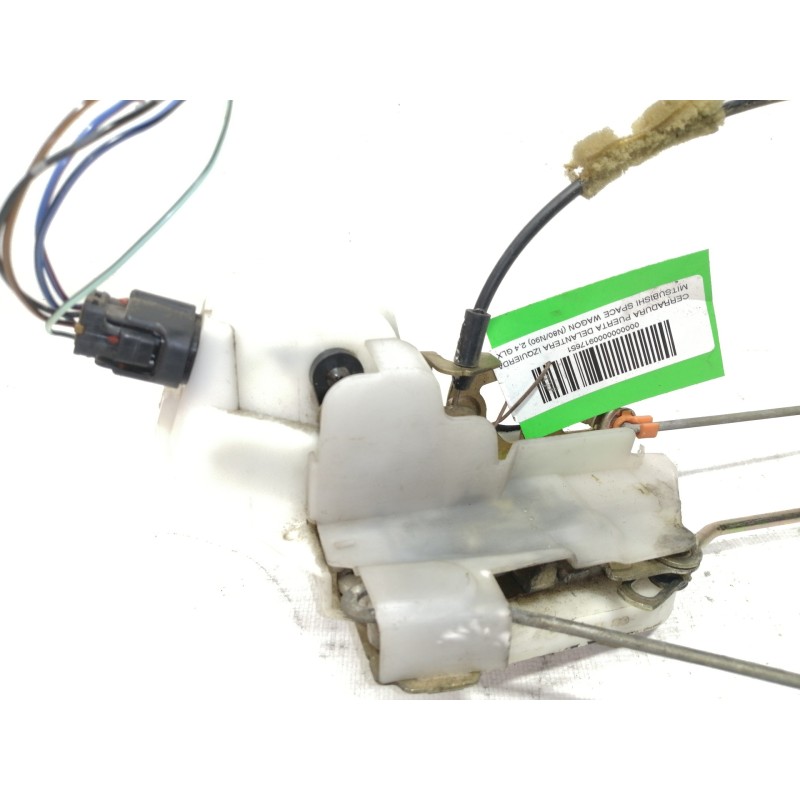 Recambio de cerradura puerta delantera izquierda para mitsubishi space wagon (n80/n90) 2,4 glx referencia OEM IAM   