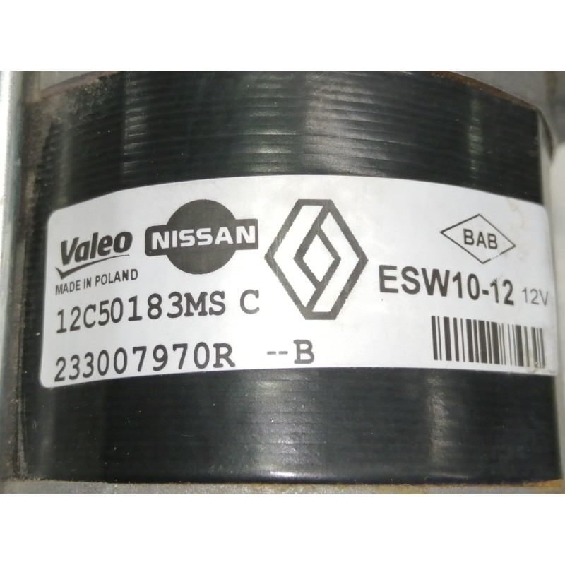 Recambio de motor arranque para renault captur 0.9 tce referencia OEM IAM 12C50183MSC  