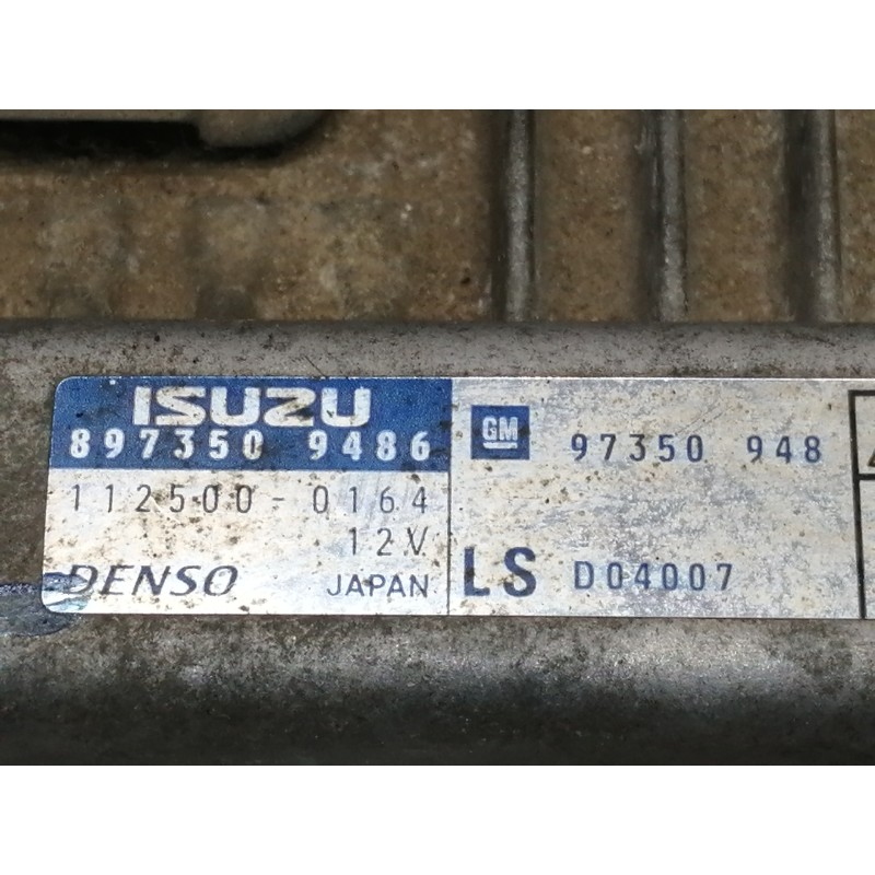 Recambio de centralita motor uce para opel meriva cosmo referencia OEM IAM 97350948  