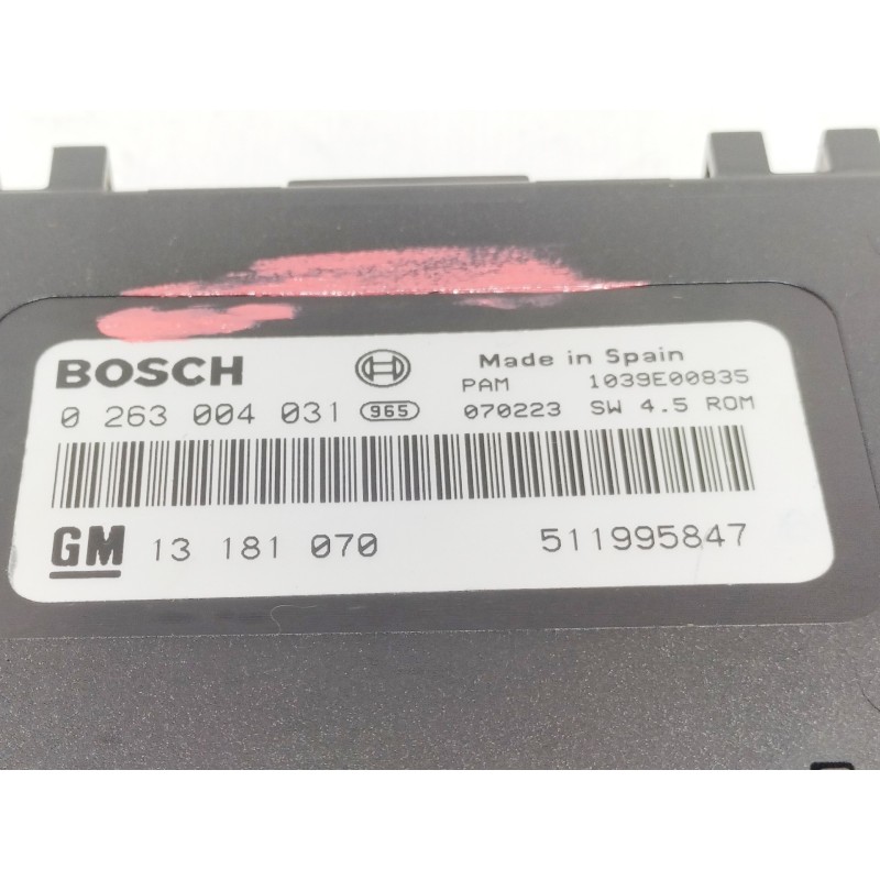 Recambio de modulo electronico para opel zafira b cosmo referencia OEM IAM 0263004031 511995847 13181070