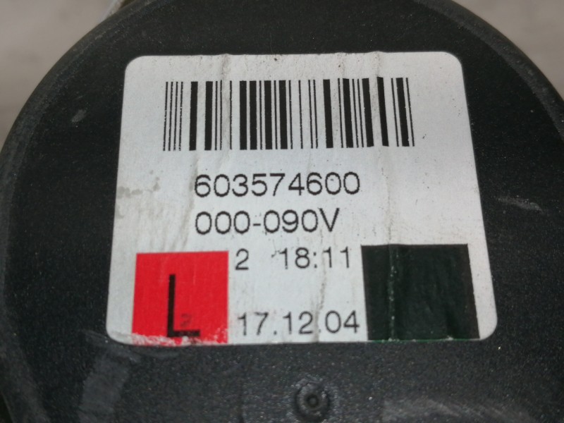 Recambio de cinturon seguridad trasero izquierdo para volkswagen golf v berlina (1k1) 1.6 referencia OEM IAM 603574600  