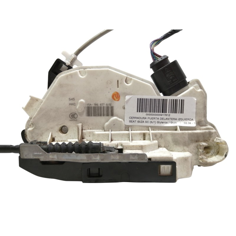 Recambio de cerradura puerta delantera izquierda para seat ibiza sc (6j1) stylance / style referencia OEM IAM 5N1837015E  