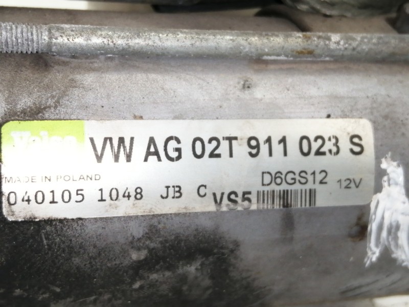 Recambio de motor arranque para volkswagen golf v berlina (1k1) 1.6 referencia OEM IAM 02T911023S  