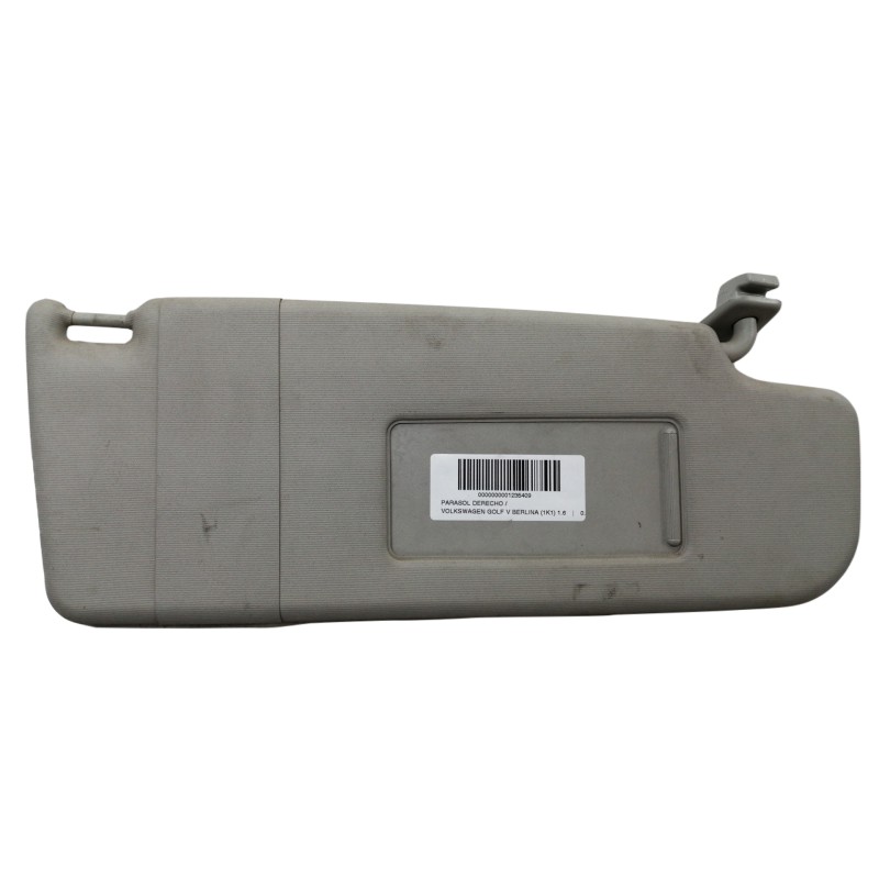 Recambio de parasol derecho para volkswagen golf v berlina (1k1) 1.6 referencia OEM IAM 1K0857552A  