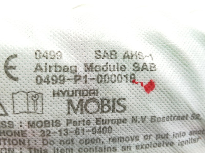 Recambio de airbag delantero derecho para hyundai i40 style referencia OEM IAM 0499P1000018  
