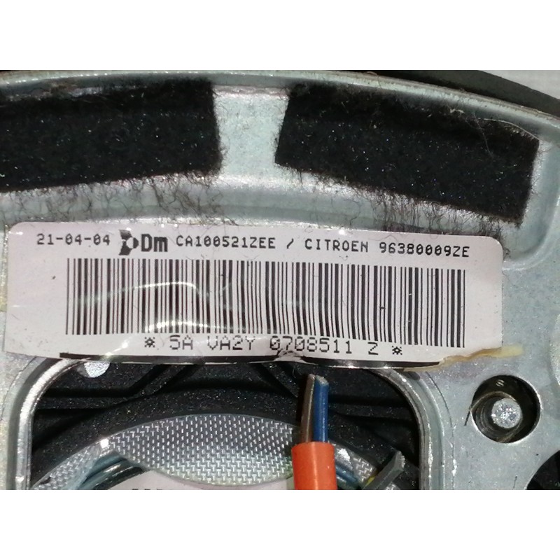 Recambio de airbag delantero izquierdo para citroën c3 1.4 sx plus referencia OEM IAM 96380009ZE  