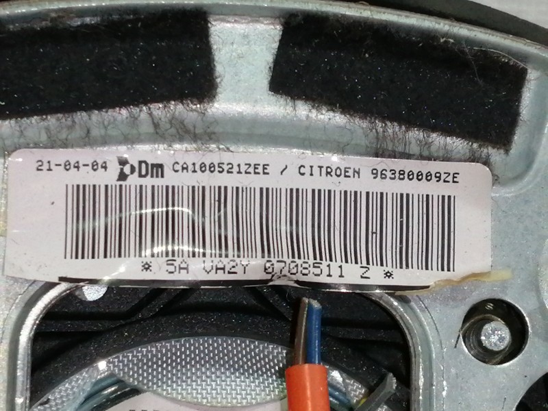 Recambio de airbag delantero izquierdo para citroën c3 1.4 sx plus referencia OEM IAM 96380009ZE  