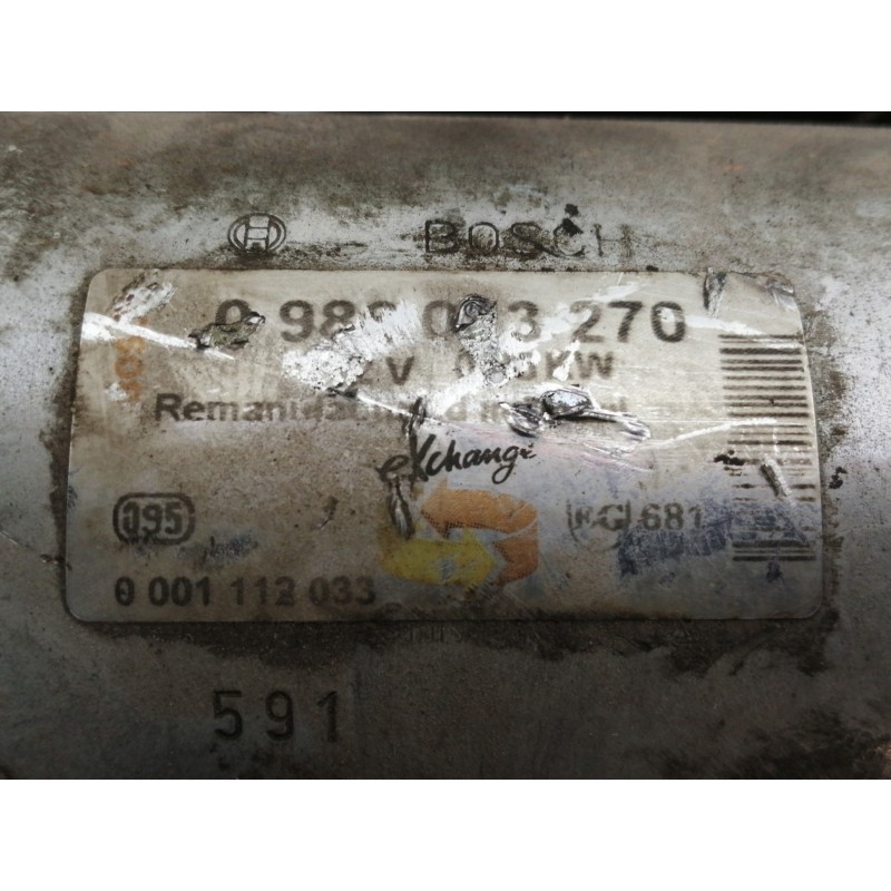 Recambio de motor arranque para ford fiesta berl./courier si referencia OEM IAM 0986013270 0001112033 