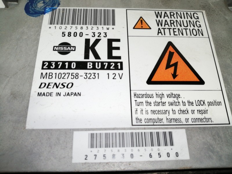 Recambio de centralita motor uce para nissan almera tino (v10m) acenta referencia OEM IAM 23710BU721  