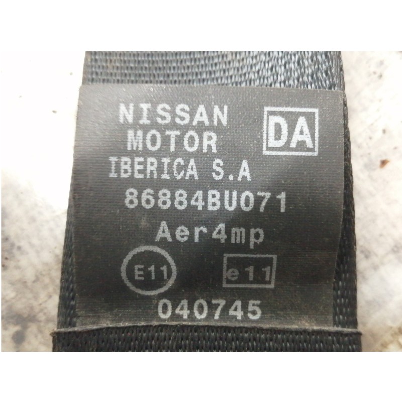 Recambio de cinturon seguridad delantero izquierdo para nissan almera tino (v10m) acenta referencia OEM IAM 86884BU071 TEAB2EG00