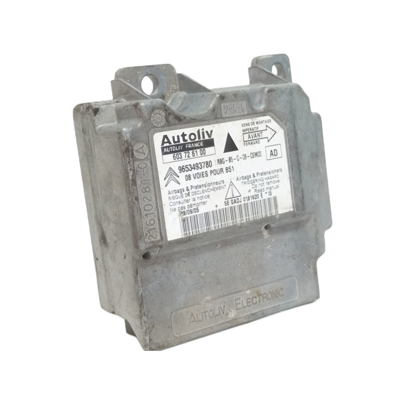 Recambio de centralita airbag para citroën c4 berlina lx referencia OEM IAM 603726100  