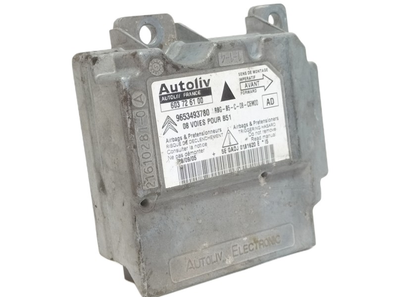 Recambio de centralita airbag para citroën c4 berlina lx referencia OEM IAM 603726100  