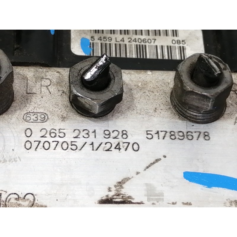 Recambio de abs para fiat bravo (198) 1.9 active multijet referencia OEM IAM 0265231928 0265800623 51789678