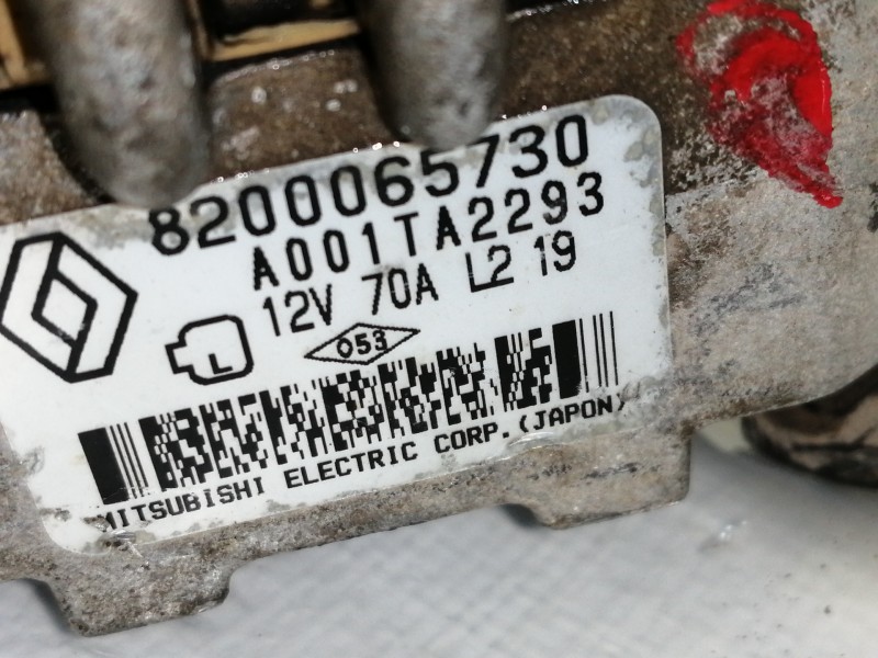 Recambio de alternador para renault clio ii fase ii (b/cb0) authentique referencia OEM IAM 8200065730  