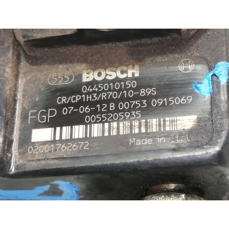 Recambio de bomba inyeccion para fiat bravo (198) 1.9 active multijet referencia OEM IAM 0445010150 02001762672 