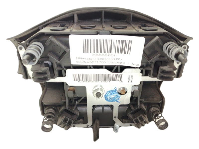 Recambio de airbag delantero izquierdo para nissan almera tino (v10m) acenta referencia OEM IAM 6005158D  