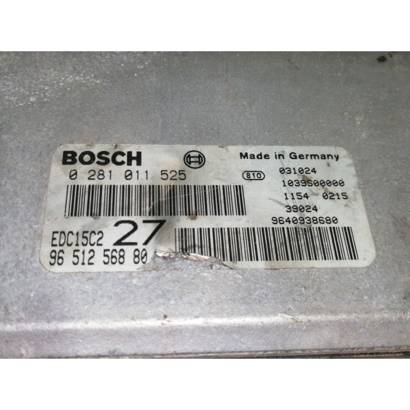 Recambio de centralita motor uce para peugeot 206 berlina xs referencia OEM IAM 0281011525  