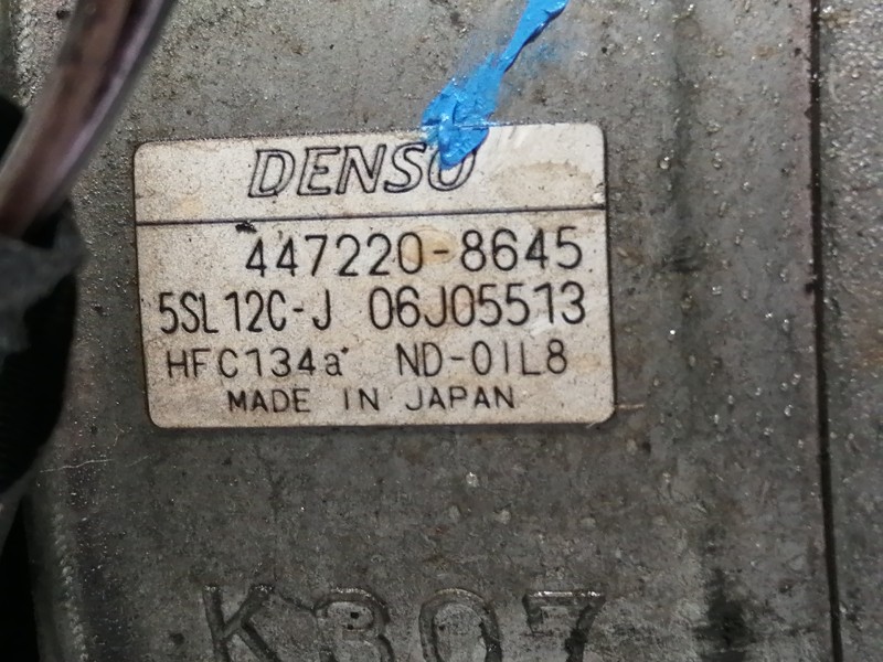 Recambio de compresor aire acondicionado para fiat bravo (198) 1.9 active multijet referencia OEM IAM 4472208645  