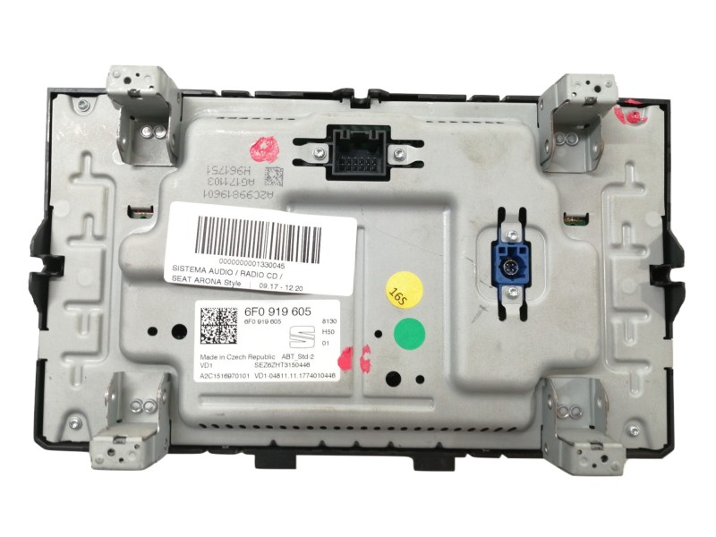 Recambio de sistema audio / radio cd para seat arona style referencia OEM IAM 6F0919605  