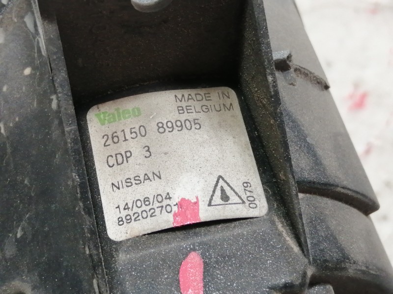 Recambio de faro antiniebla derecho para nissan almera (n16/e) visia referencia OEM IAM 2615089905 029065 